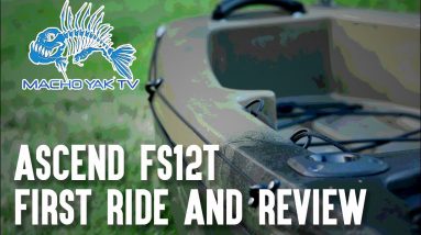 2015 Ascend FS12T First ride on the kayak/ Fishing Episode #2