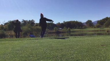 Fishing at golf course ponds! *Unexpected catch!* | SpazFishing