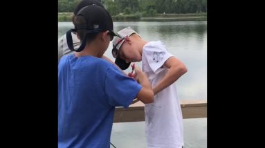 Literally just us catching fish 🎣