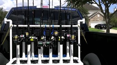 Pickup Truck Fishing Rod & Reel Rack/Carrier