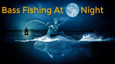 Christmas Gifts For Bass Fishermen - Bass Fishing At Night
